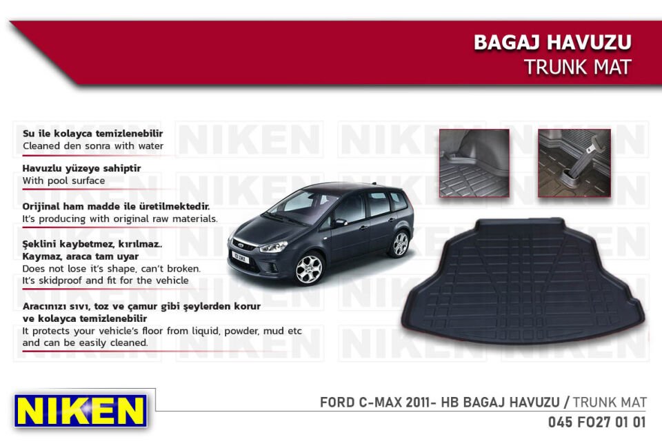 FORD C-MAX 2011- HB BAGAJ HAVUZU