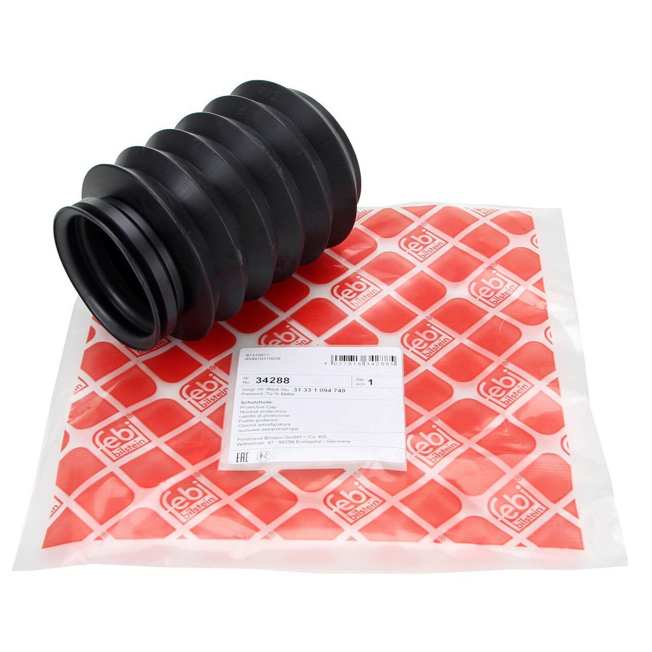 BMW E81-82-88-90-91-92-93-46-87-60-61 00- AMORTISÖR TOZ KÖRÜGÜ ÖN 31331094749 FEBI