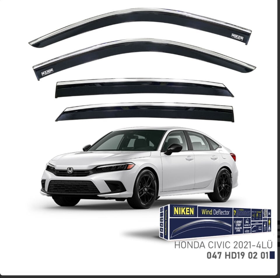 CHROME CAM RÜZGARLIĞI CIVIC 2021- NIKEN