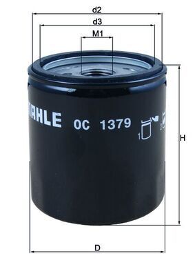 UNIVERSAL HARLEY vb. 1985- YAG FILTRESI 6373199-6373199A-6379899 MAHLE