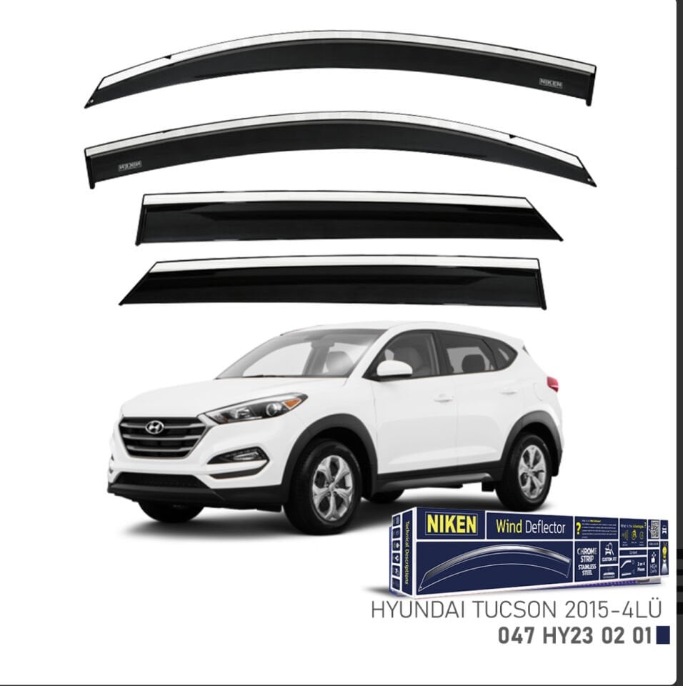 CHROME CAM RÜZGARLIĞI TUSCON 2015- NIKEN