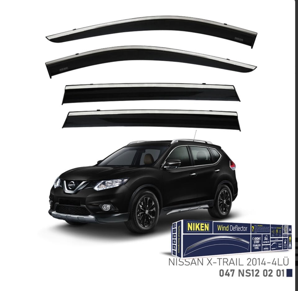 CHROME CAM RÜZGARLIĞI X-TRAİL 2014- NIKEN