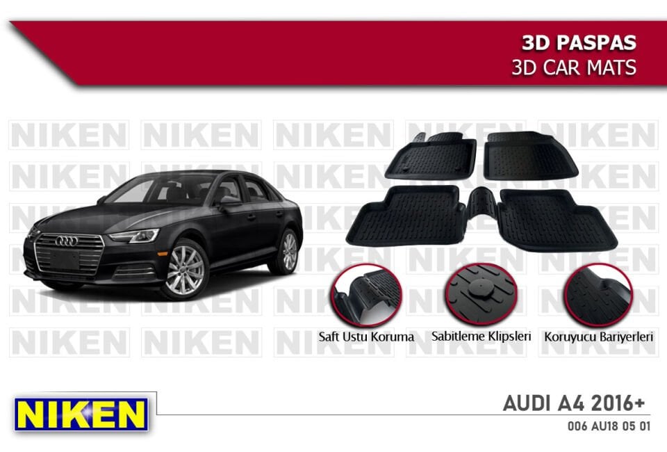 AUDI A4 2016- 3D PASPAS