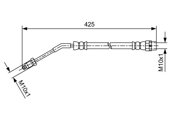 BMW Z4 05- FREN HORTUMU 34326766968 BOSCH