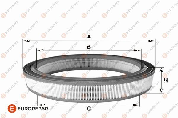 FORD TAUNUS 82- HAVA FILTRESI 71HF 9601 BB  1682264580 EUROREPAR