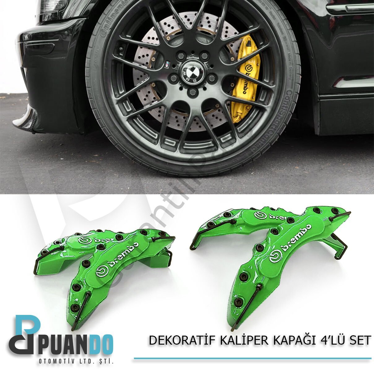 YESIL KALIPER KAPAGI 4LU SET BREMBO