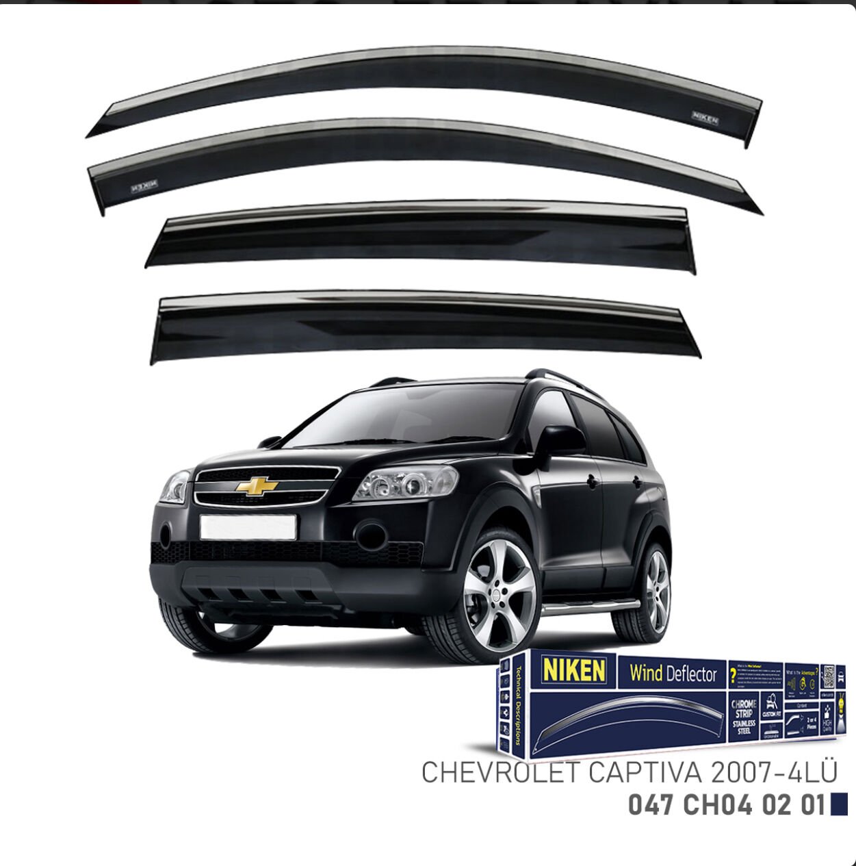 CHROME CAM RÜZGARLIĞI CAPTIVA 2007- NIKEN