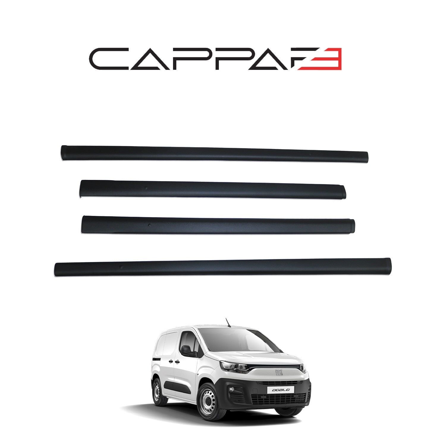 Fiat Doblo Kısa Şase 2023- Yılı ve Sonrası Uyumlu Marşpiyel 4 Parça