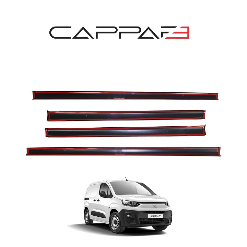 Fiat Doblo Kısa Şase 2023- Yılı ve Sonrası Uyumlu Marşpiyel 4 Parça
