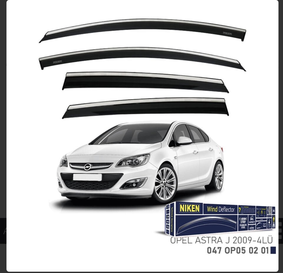 CHROME CAM RÜZGARLIĞI ASTRA J 2009- NIKEN
