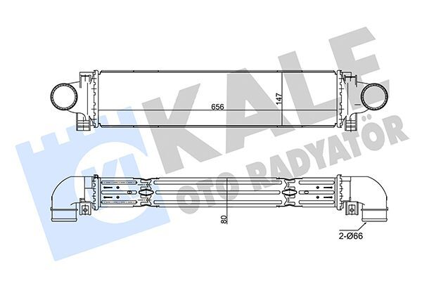 VOLVO S60/S80/V60/V70/XC60 13- TURBO RADYATÖRÜ 31338236 KALE
