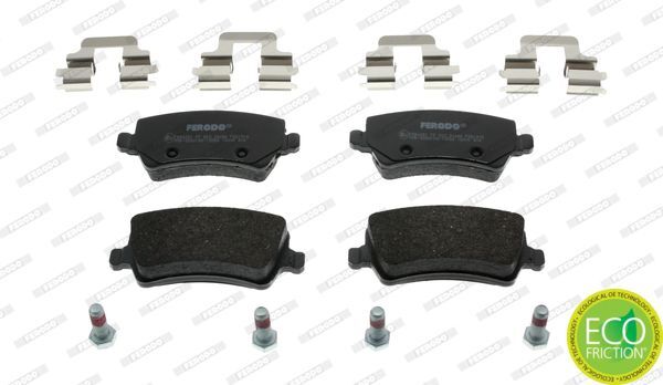 FORD MONDEO/LAND ROVER/S60/GALAXY/KUGA/S-MAX 07-14 FREN BALATASI ARKA ME6G9J 2M008 FB FERODO