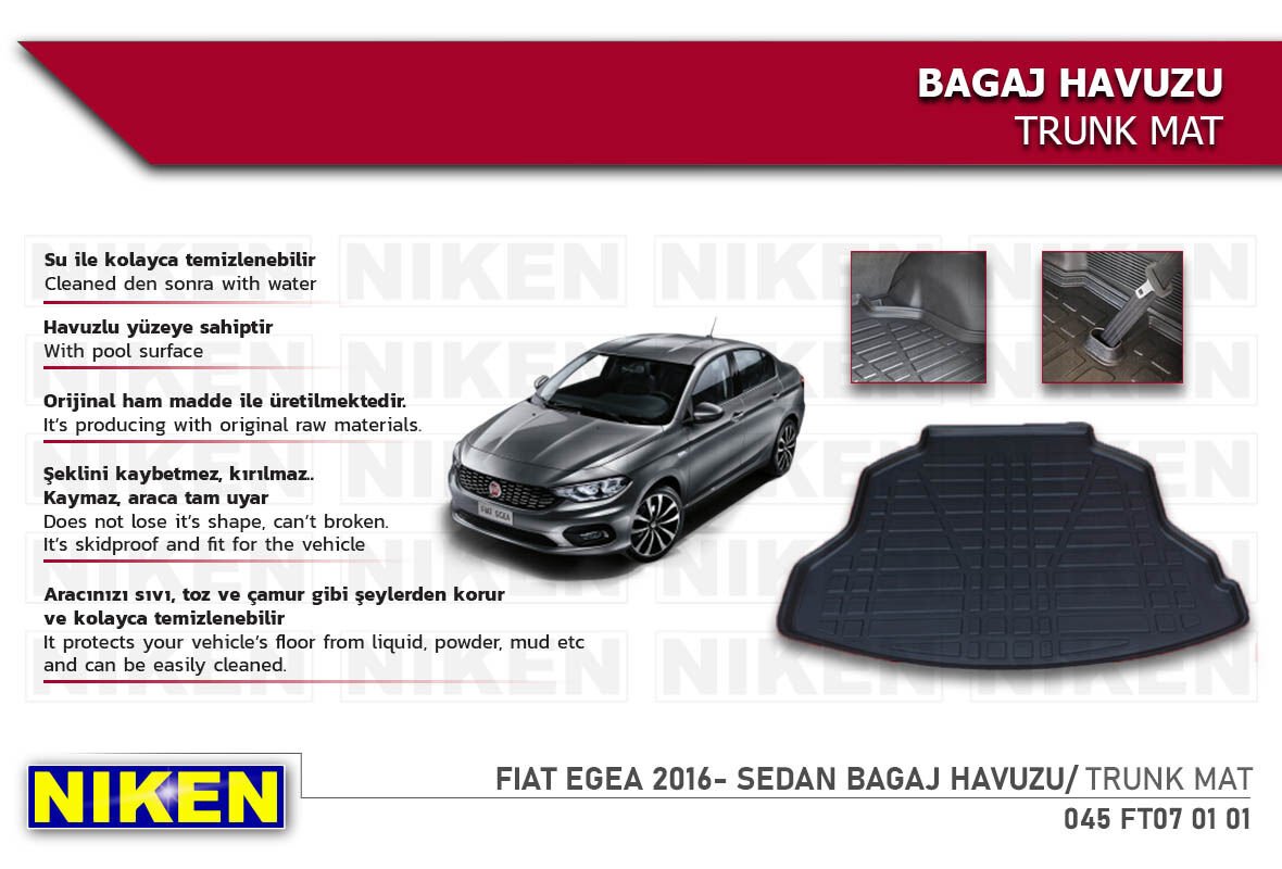 FIAT EGEA 2016- SEDAN BAGAJ HAVUZU