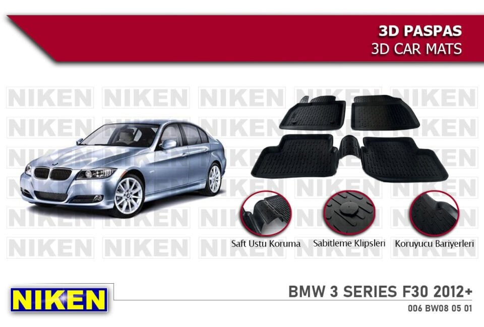 BMW 3 SERIES F30 2012- 3D PASPAS