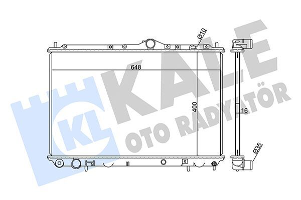 VOLVO S40 I V40 I 99-04 SU RADYATÖRÜ 8601843 KALE
