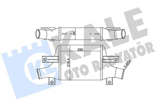 MITSUBISHI ASX (GA) 13-18 TURBO RADYATÖRÜ 1530A093 KALE