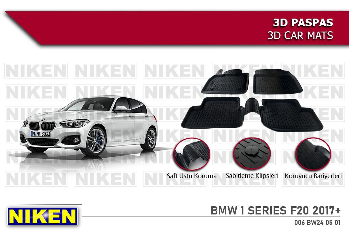 BMW 1 SERIES F20 2011-2019 3D PASPAS