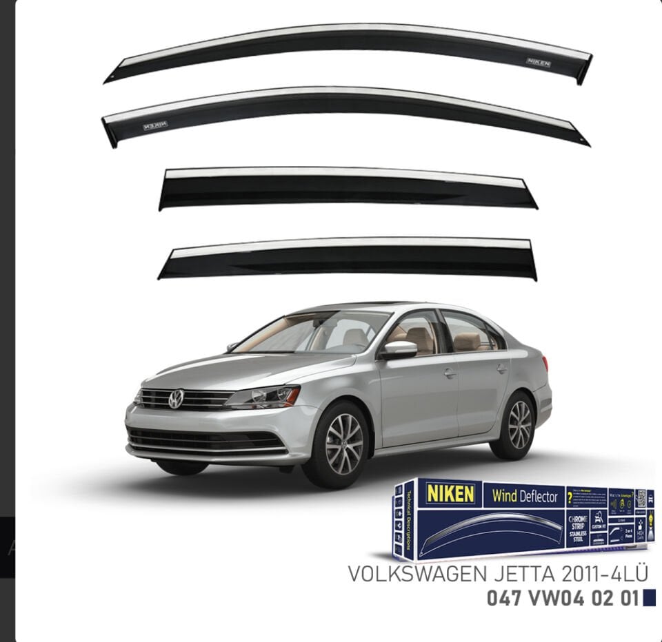 CHROME CAM RÜZGARLIĞI JETTA 2011- NIKEN