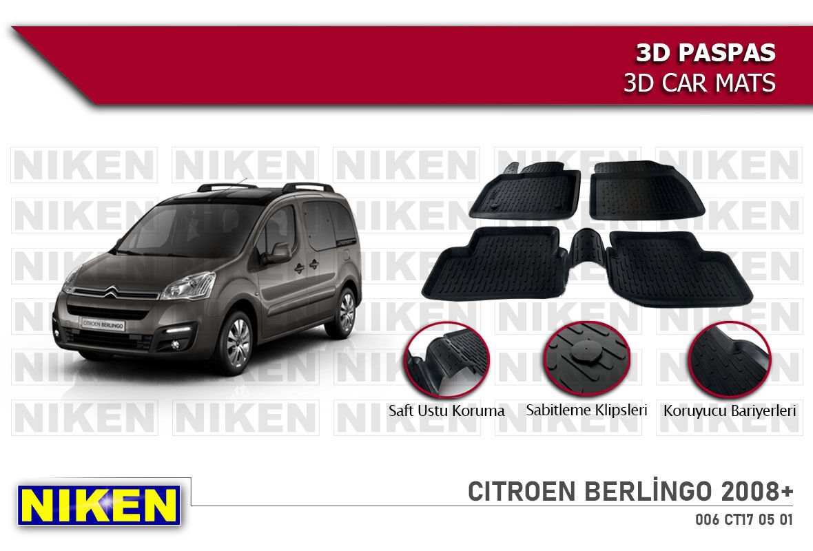 CITROEN BERLİNGO 2008- 3D PASPAS