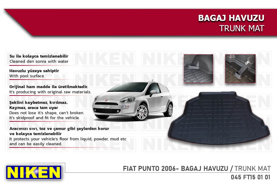 FIAT PUNTO 2006- BAGAJ HAVUZU