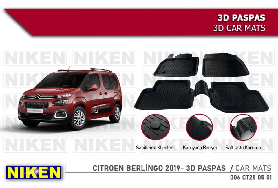 CITROEN BERLİNGO 2019- 3D PASPAS