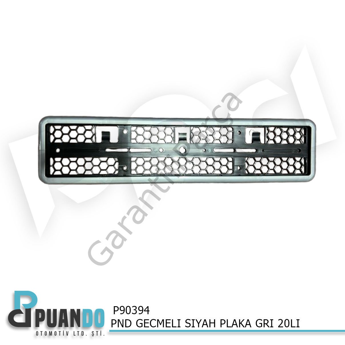 PND GECMELI SIYAH PLAKALIK GRI 20LI