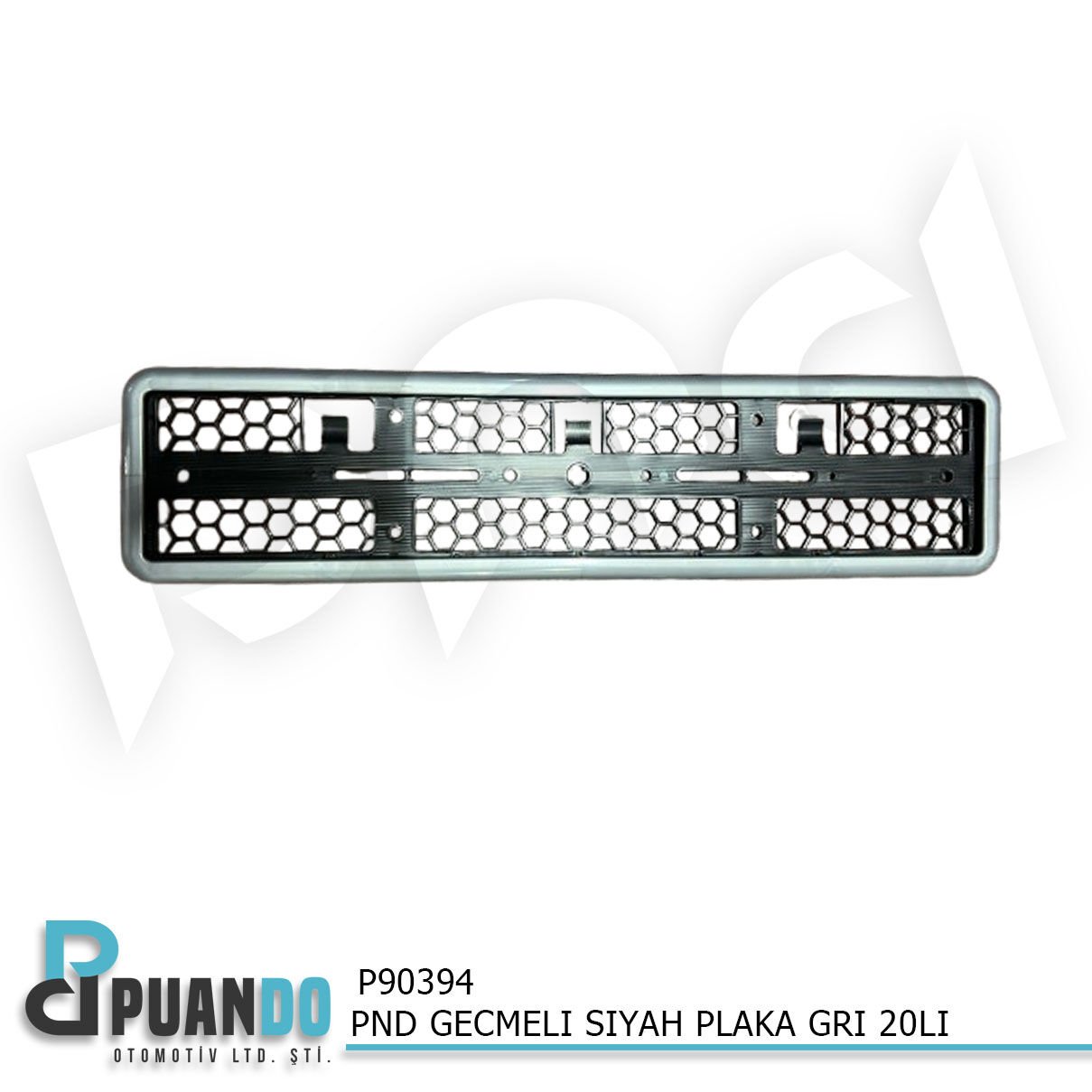 PND GECMELI SIYAH PLAKALIK GRI 20LI