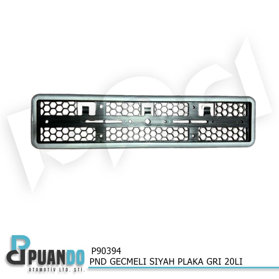 PND GECMELI SIYAH PLAKALIK GRI 20LI