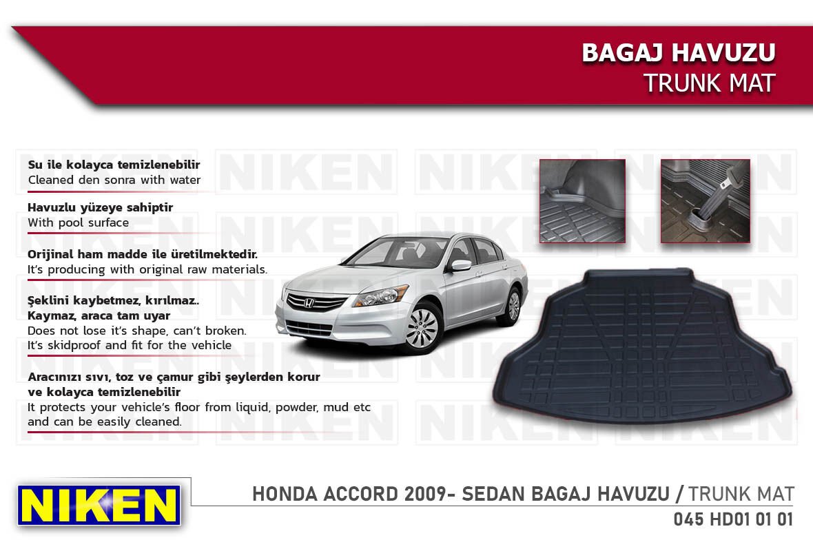 HONDA ACCORD 2009- SEDAN BAGAJ HAVUZU