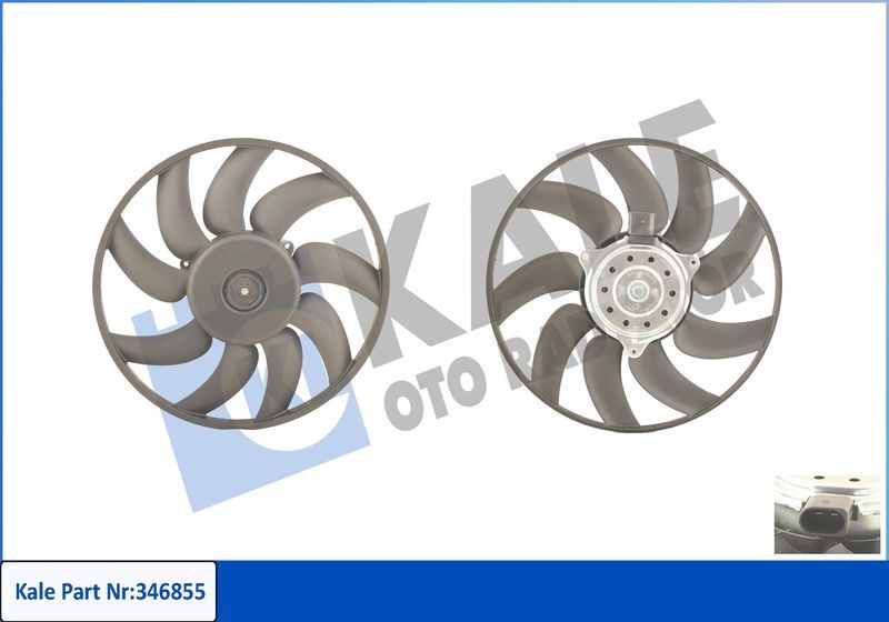 AUDI A4-A5-A6-Q5 08- FAN MOTORU SAG 8K0959455M KALE