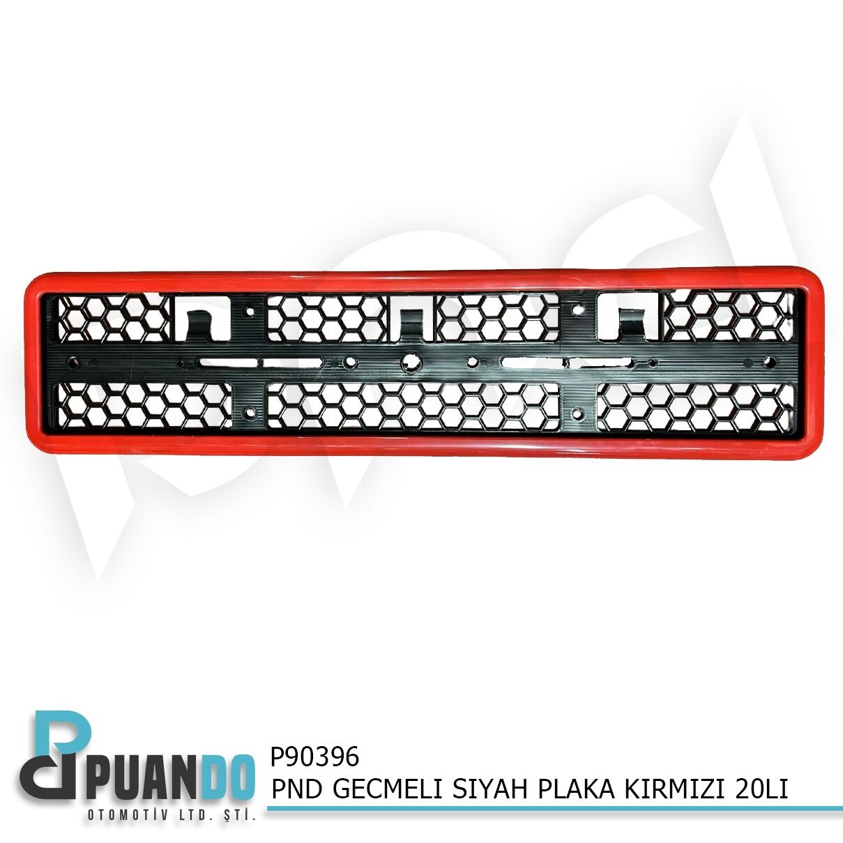 PND GECMELI SIYAH PLAKALIK KIRMIZI 20LI