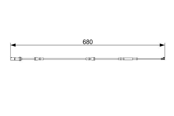 BMW i3 13-17 FREN BALATA FISI ÖN 34356799329 BOSCH