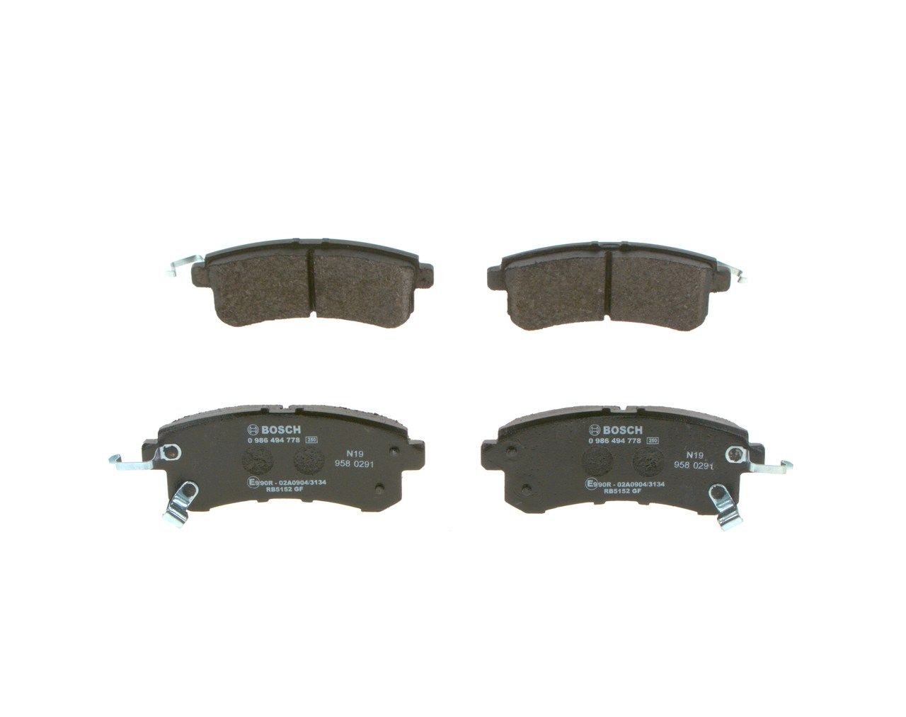 NISSAN PATROL (Y62) 10- FREN BALATASI ARKA D4060-1LB0A BOSCH