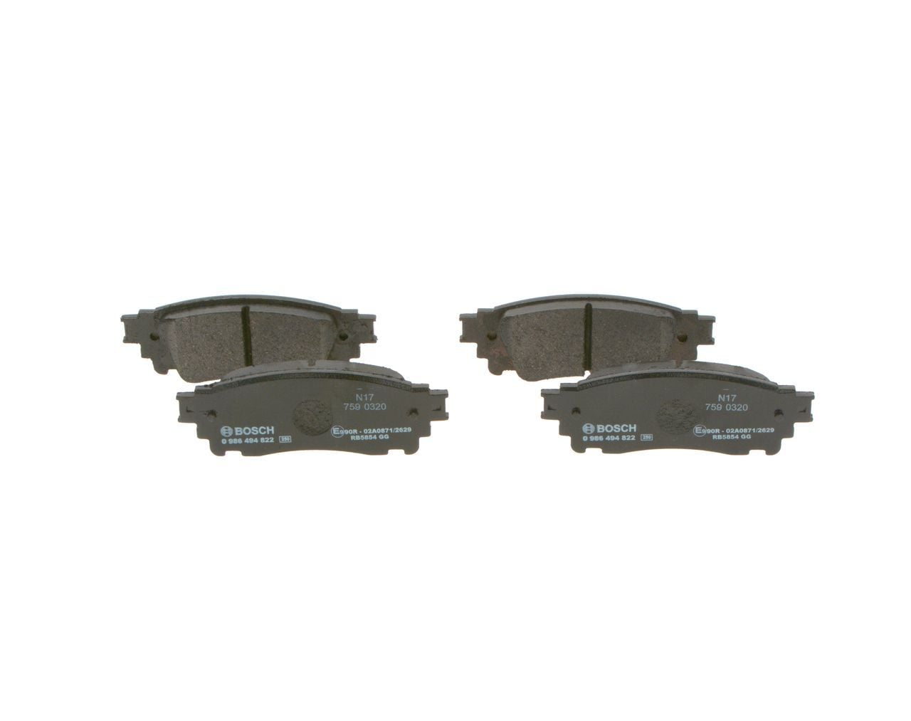 LEXUS NX (Z1) 14- FREN BALATASI ARKA 04466-78020 BOSCH