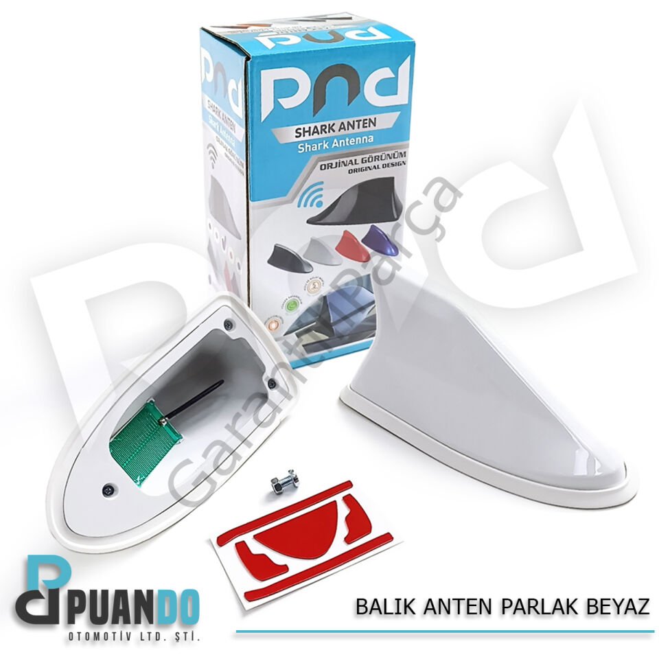 BALIK ANTEN PARLAK BEYAZ