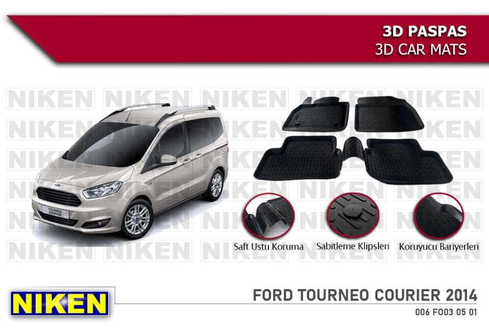 FORD TOURNEO COURIER 2014 3D PASPAS