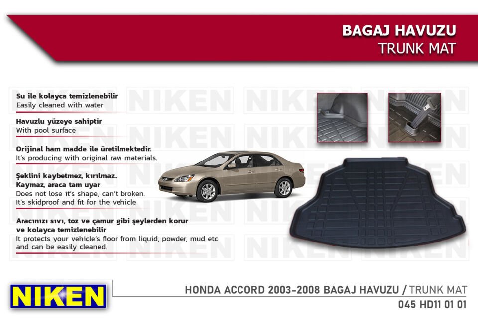 HONDA ACCORD 2003-2008 BAGAJ HAVUZU