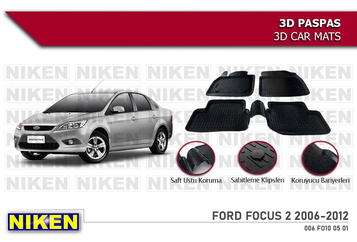 FORD FOCUS 2 2006-2012 3D PASPAS