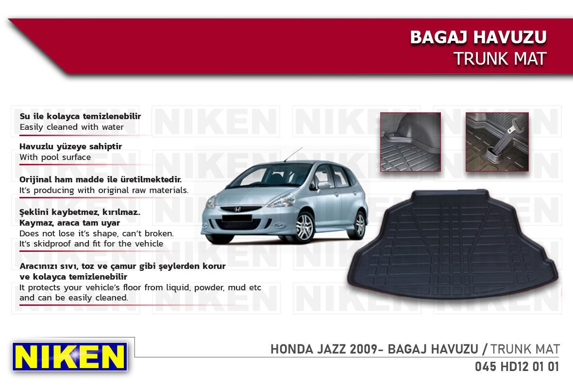 HONDA JAZZ 2009- BAGAJ HAVUZU