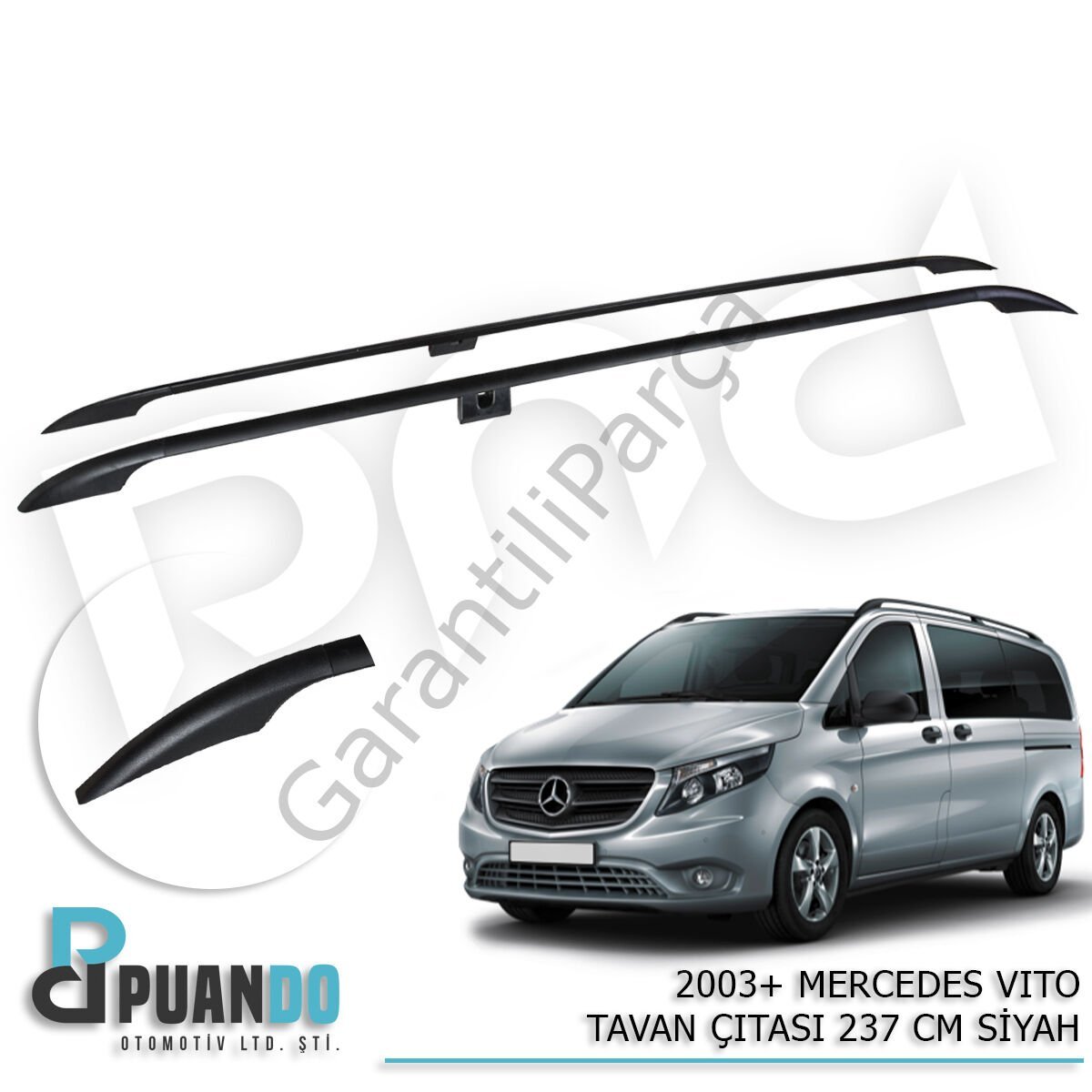 2003+ MERCEDES VITO EXUZUN TAVAN CITASI GOLD SIYAH