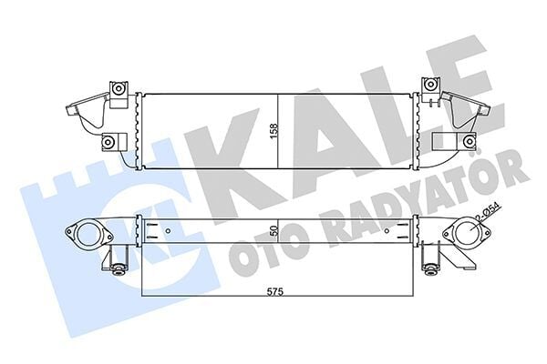 MITSUBISHI L200 (KK, KL) 15- TURBO RADYATÖRÜ 1530A161 KALE