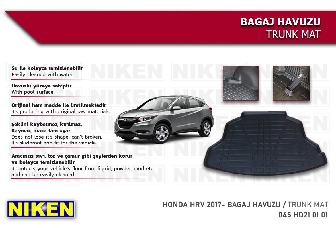 HONDA HRV 2017- BAGAJ HAVUZU