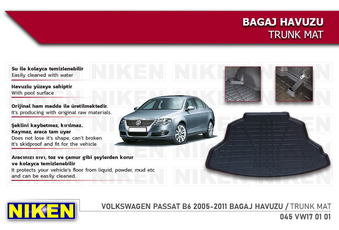 VW PASSAT B7 2011-2014 BAGAJ HAVUZU