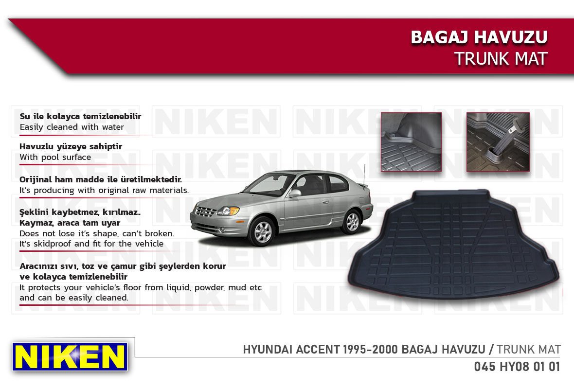 HYUNDAI ACCENT 1995-2000 BAGAJ HAVUZU