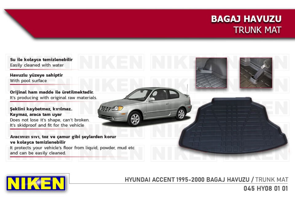 HYUNDAI ACCENT 1995-2000 BAGAJ HAVUZU
