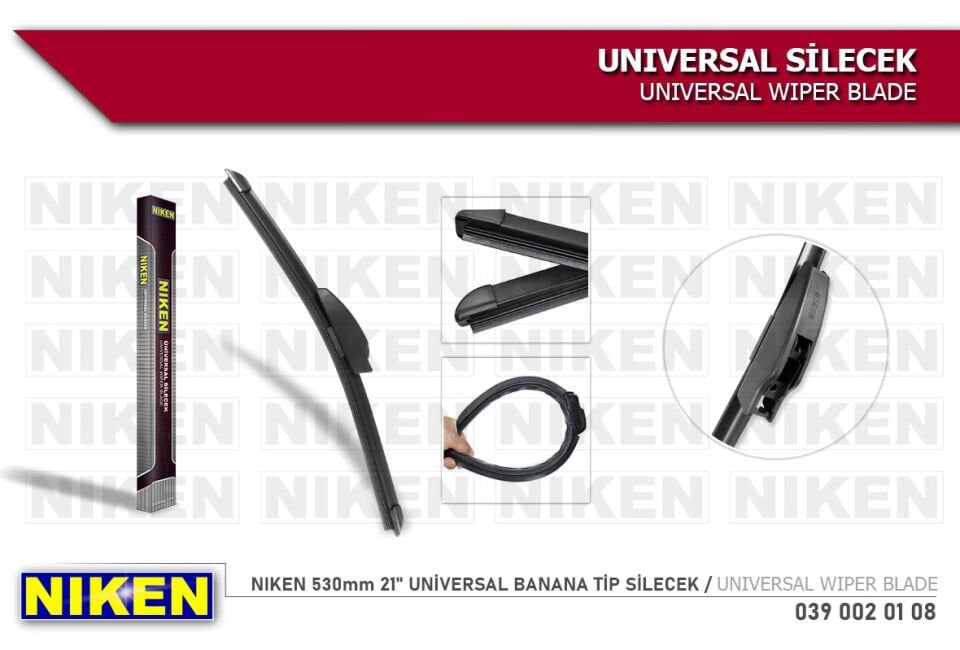 NIKEN 550mm UNİVERSAL BANANA TİP SİLECEK