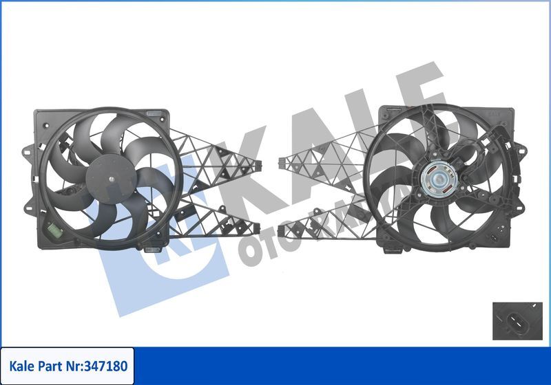 FIAT DOBLO 09- FAN MOTORU 55213077 KALE