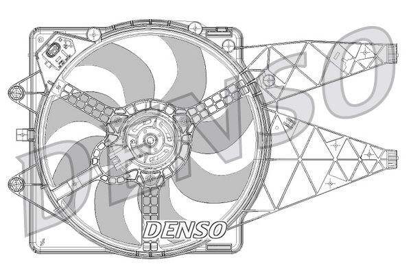 FIAT G.PUNTO 05- FAN MOTORU 51831012 DENSO