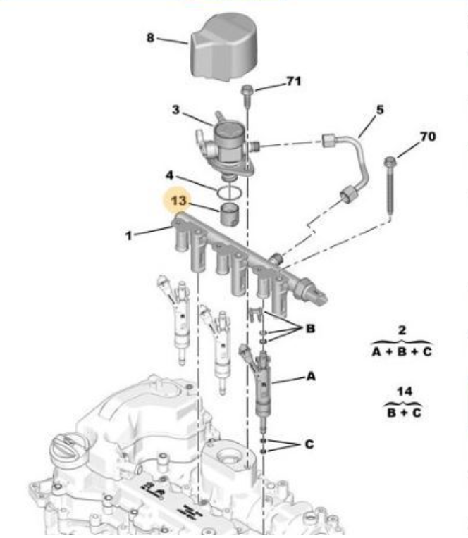 PSA PEUGEOT 97-00 POMPA ITECEK OE-PSA