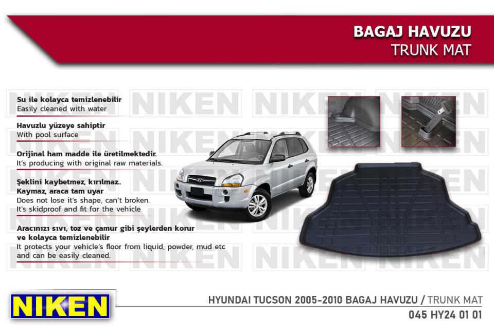HYUNDAI TUCSON 2005-2010 BAGAJ HAVUZU